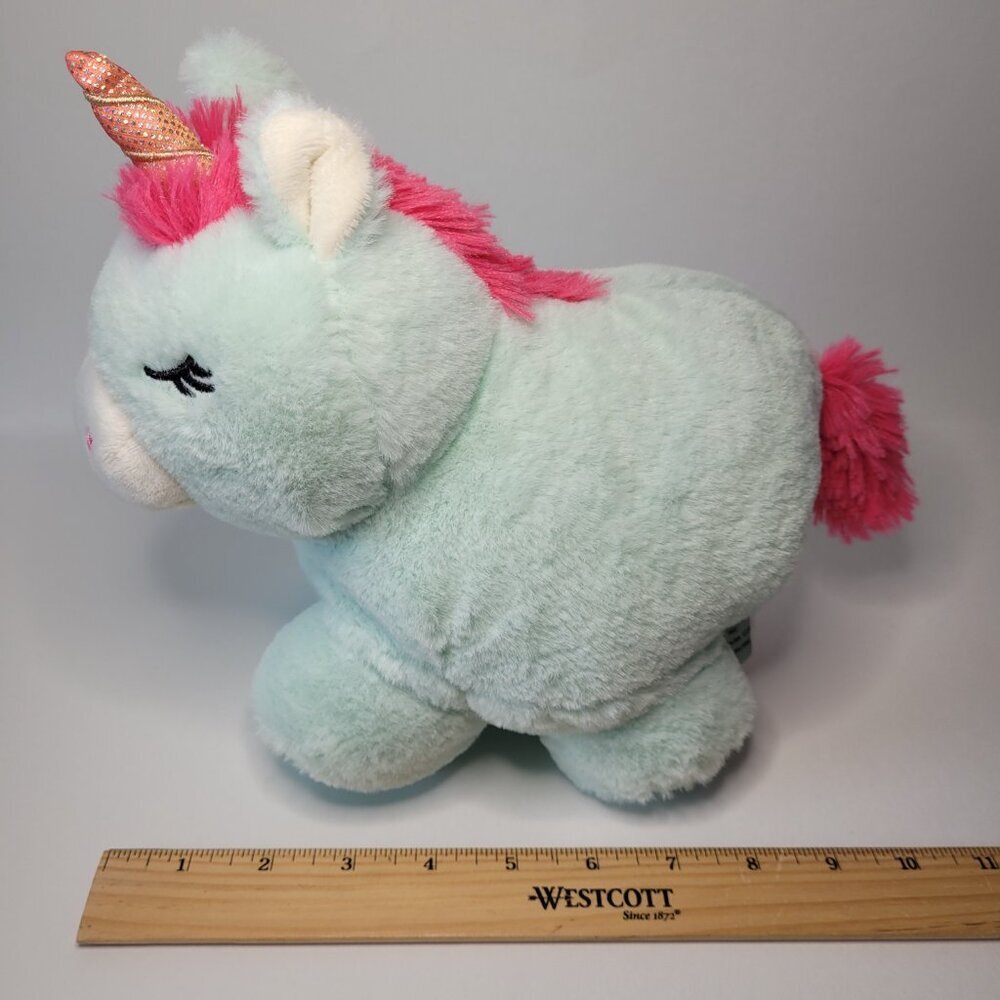 Kellytoy Unicorn Plush Stuffed Animal Mint Green Glitter Horn Whimsical Fantasy - Picture 9 of 9